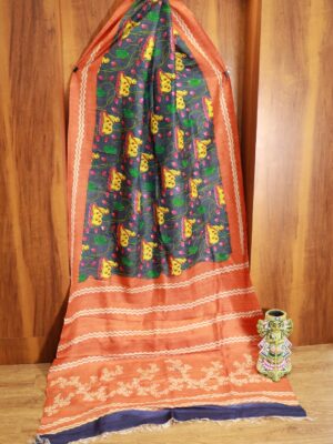 Tussar Pichwai Print Saree